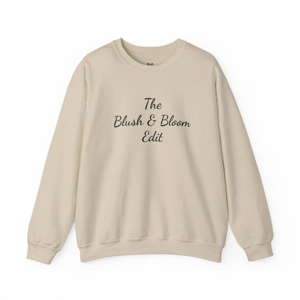 The Blush Edit crewneck