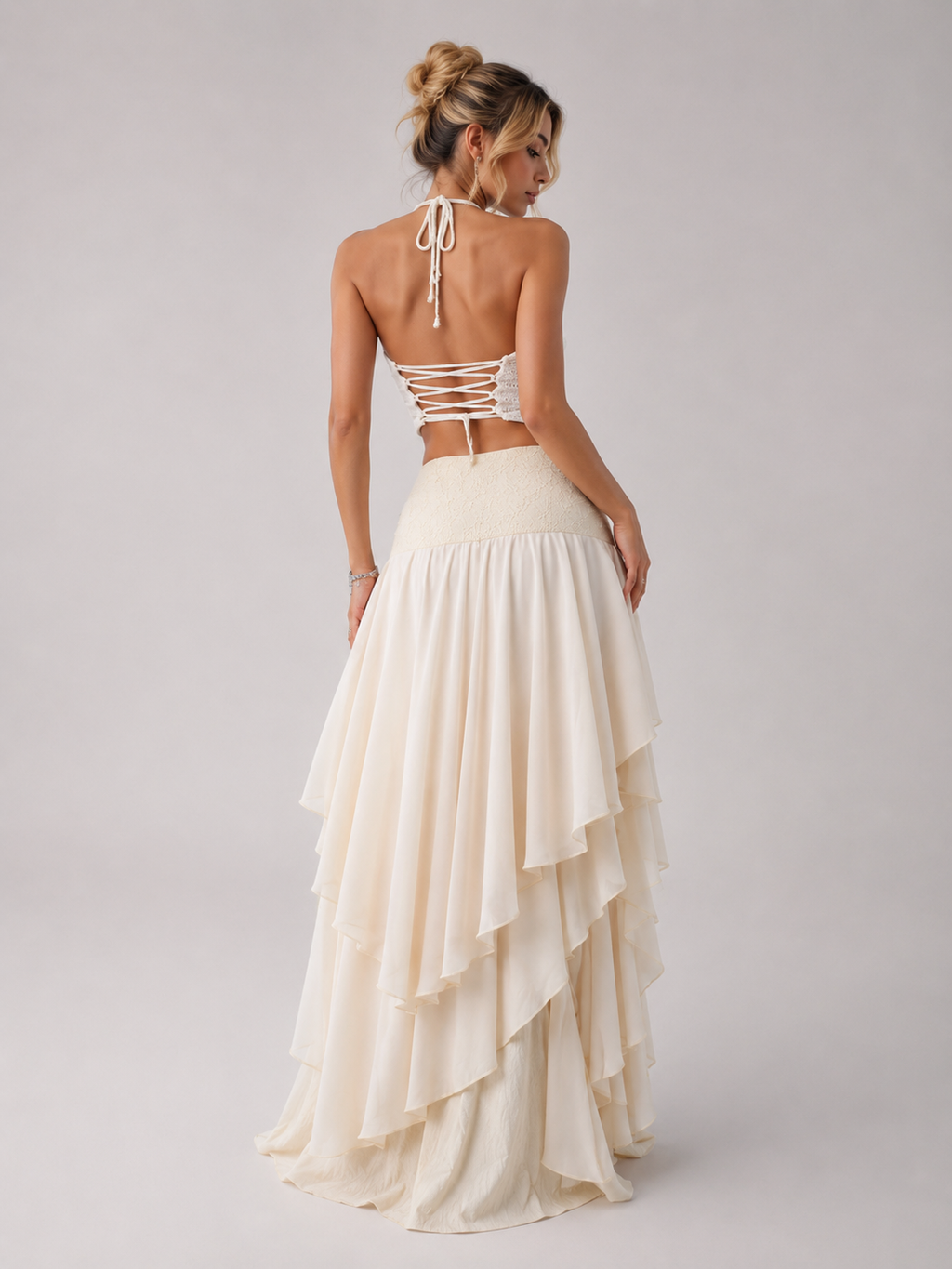 Ivory tide skirt