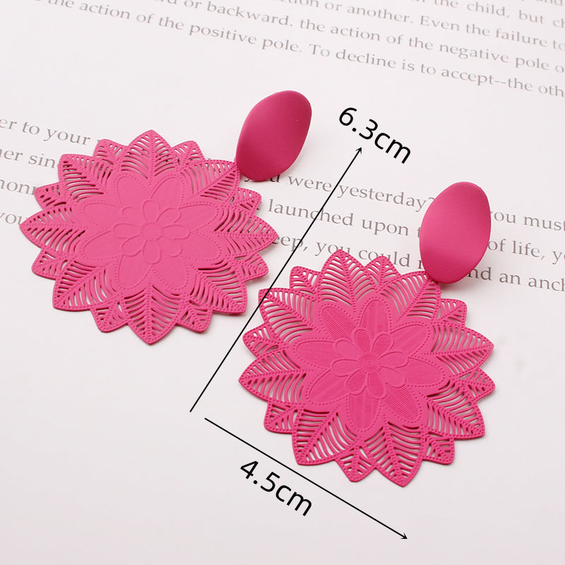 Midnight bloom earrings